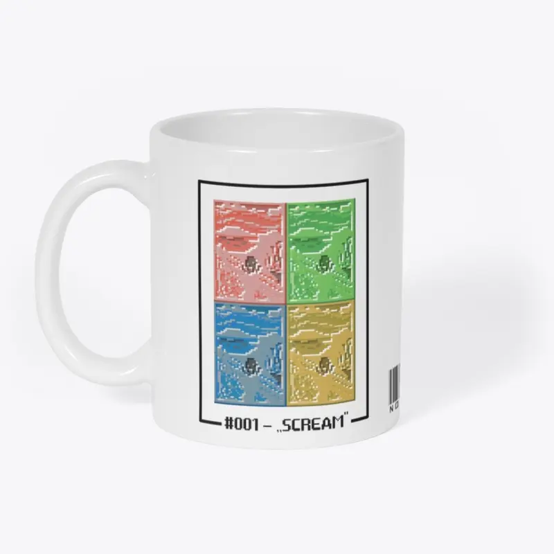 WINDOWS SCREAM PIXEL ART MUG